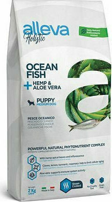 Alleva Holistic Puppy Medium 12kg Ξηρά Τροφή για Κουτάβια Μεσαίων Φυλών με Ψάρια