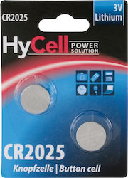 Hycell Μπαταρίες Λιθίου CR2025 3V 2τμχ