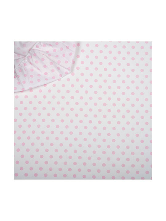 Mother Baby Polka dot Baby Sheet Crib Cotton Fi...