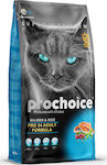 Prochoice Pro 34 Adult Trockenfutter für erwachsene Katzen mit Lachs 15kg