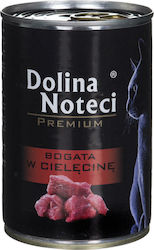 Dolina Noteci Wet Food for Adult Cats In Can with Chicken / Calf 1pc 400gr