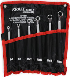 Kraft & Dele Σετ 6 Διπλά Κλειδιά Πολύγωνα Κυρτά