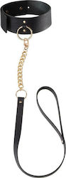 Bijoux Indiscrets Maze Collar With Leash Collar in Black Color