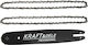 Kraft & Dele KD10150 Σετ Λάμα & Αλυσίδα Αλυσοπρίονου 35cm (14") με Βήμα 3/8", Πάχος Οδηγών .050"-1.3mm & Αριθμό Οδηγών 50Ε
