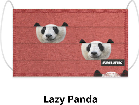 Snurk Lazy Panda Маска за защита Тъканна Оранжев SΝ-ΜΑSΚΡΑΝDΑ1 1бр