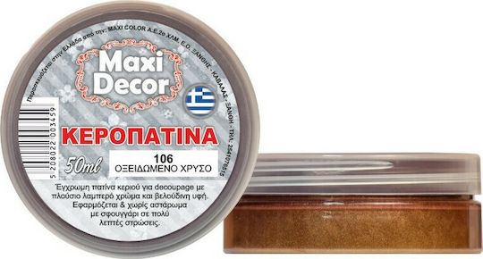 Maxi Decor Wax patina Patina Decoupage Gold 50gr 50ml