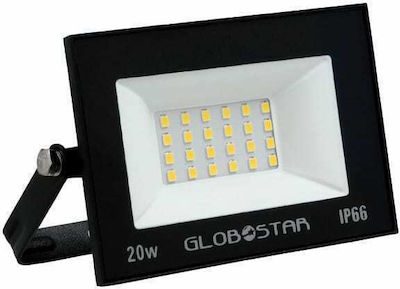 GloboStar Osiris Wasserdicht LED Flutlicht 20W Natürliches Weiß IP66