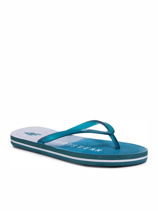 4F Frauen Flip Flops in Türkis FarbeH4L20-KLD003-35S