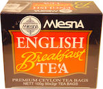 Mlesna Tea Schwarz Tee English Breakfast 50 Beutel 100gr 1Stück