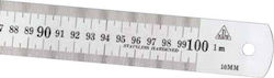 KDS Metallic Ruler 15cm Ανοξείδωτος Μίας Όψης