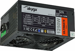 Akyga AK-U4-1250 1250W Negru Sursă de Alimentare Calculator Complet cu fir 80 Plus Gold