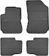 Frogum Set of Front and Rear Mats 4pcs for Citroen C4 Cactus 2014 Black