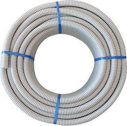 Eurolamp Electrical Conduit with Diameter 20mm made of Plastic 1m Grey 151-21805