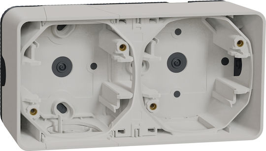 Schneider Electric Switch Box Wall Mounted 2 Position Horizontal in White Color MUR39914