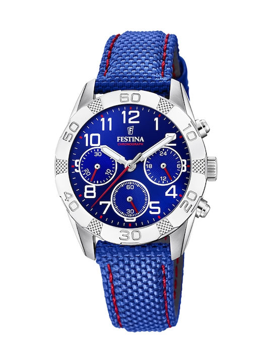 Festina Παιδικό Ρολόι 36mm Μπλε