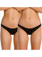 Invisible Women's Brazil 2Pack Seamless Black