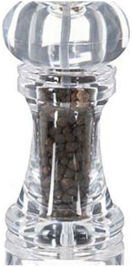 Atmosphera Manual Plastic Pepper Mill 15cm Transparent 07.