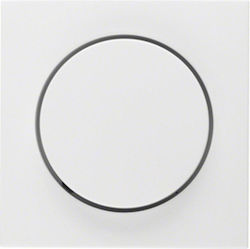 Hager S.1 Dimmer-Schalterplatte Leuchtend in We...