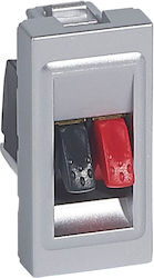 Legrand Mosaic Steckdose Redner 1 Stück in Silber Farbe 079250