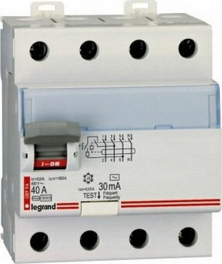 Legrand Phase Relays Leckage der Erde 63A Quadruple Pole 300ΜΑ 63Α