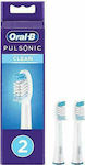 Oral-B Pulsonic Clean Electric Toothbrush Replacement Heads 299783 2pcs