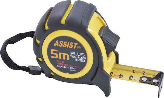 Assist Assist Maßband mit automatischem Rücklauf 16mm x 3m