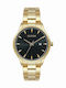 Le Dom Dixons Men's Watch 41mm Battery with Gold Metal Bracelet
