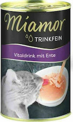 Miamor TrinkFine Wet Food for Adult Cats In Can with Duck 1pc 135gr