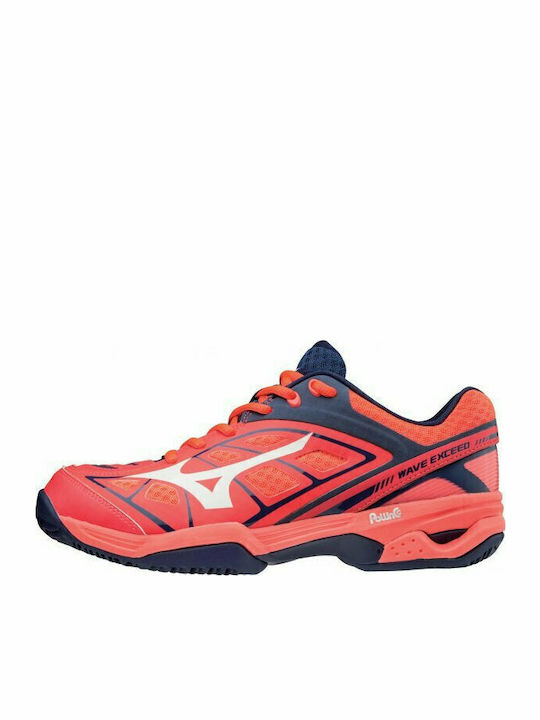 Mizuno Wave Exceed Femei Pantofi Tenis Terenuri de lut Roșii