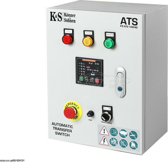 Könner & Söhnen KS ATS 4/63HD Πίνακας Αυτοματισμού Γεννήτριας ATS Germany