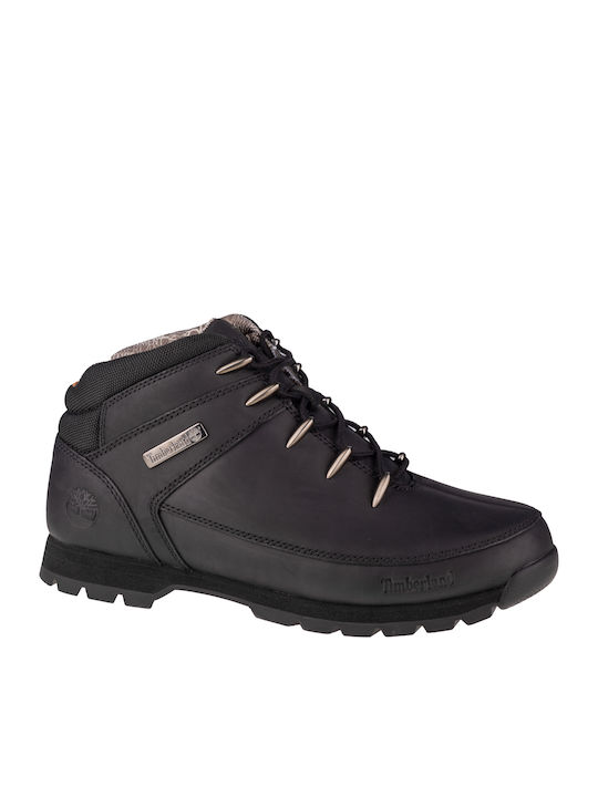 Timberland Euro Sprint Ανδρικά Ορειβατικά Μποτάκια Μαύρα