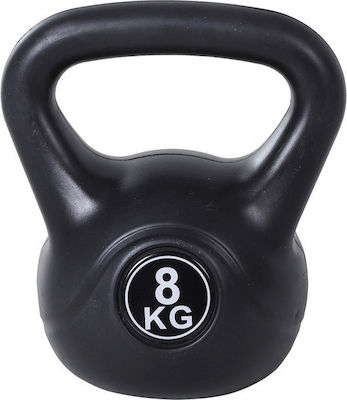 HomCom Kettlebell από PVC 8kg Μαύρο