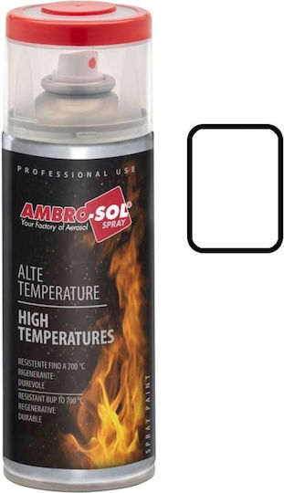 Ambro-Sol Σπρέι Βαφής High Heat Υψηλής Θερμοκρασίας Διάφανο 400ml