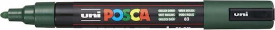 Uni-Ball Posca Permanent Marker 5mm English Green 4902778262559