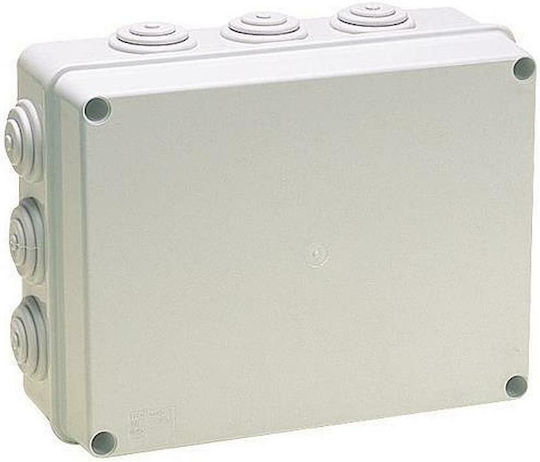 Eurolamp Surface Mounted Electrical Box Branching Watertight IP65 (240x190x90mm) in Gray Color