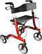 Wimed Epic Elegance Klappbarer Gehhilfe Aluminium Rot