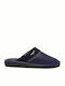 Boxer Men's Leather Slippers Blue