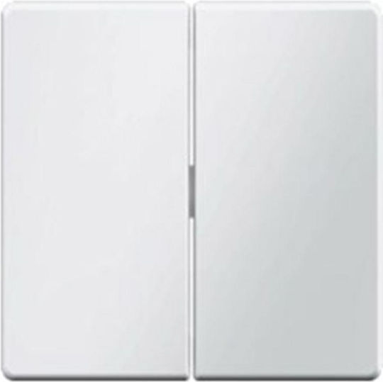 Hager Q.1 Lighting Switch Front Commutater in White Color 16236089