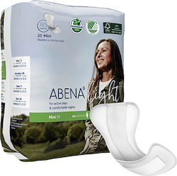 Abena Light Mini 1 Inkontinenz-Pads Leichte Flüssigkeit 2 Tropfen 20Stück