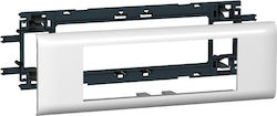 Legrand Mosaic Channel Component Support Base and Frame 6 Elements 010956