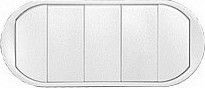 Legrand Celiane Lighting Switch Front 5-gang in...