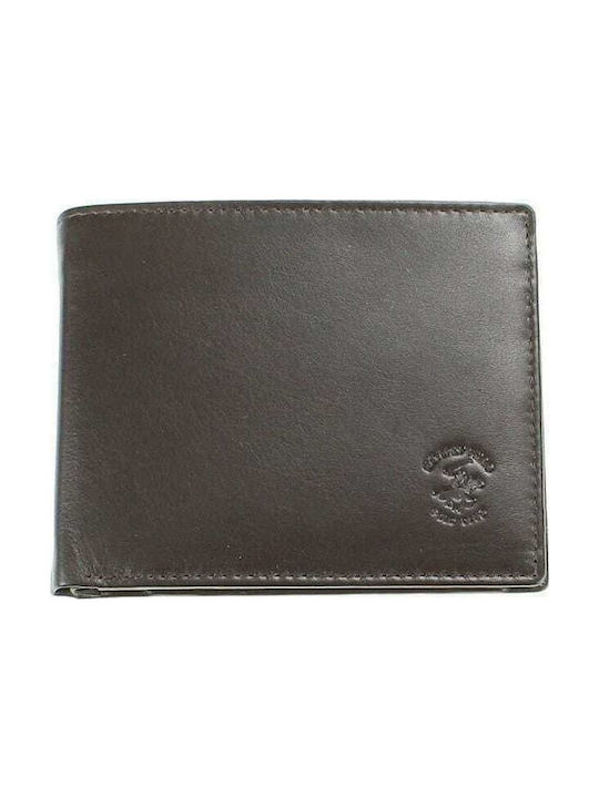 Beverly Hills Polo Club Men's Leather Wallet Brown