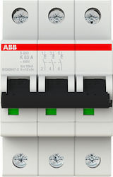 Abb S203-K63 Automatische Sicherung 63A Dreipolig 24851