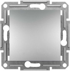 Schneider Electric Asfora Schalterabdeckung in Silber Farbe EPH5600161