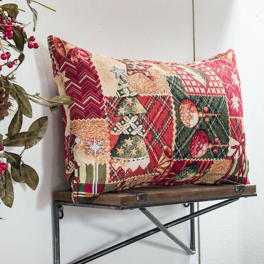 Teoran Christmas Decorative Rectangular Pillowcase Multicolored 30x50cm