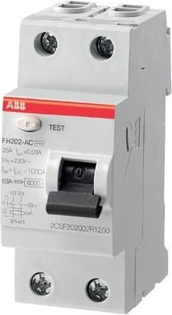 Abb Ρελέ Ράγας Διαρροής 63A Διπολικό με Τάση 400V