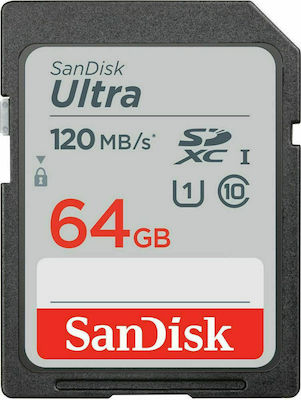 Sandisk Ultra SDXC 64GB Class 10 U1 UHS-I