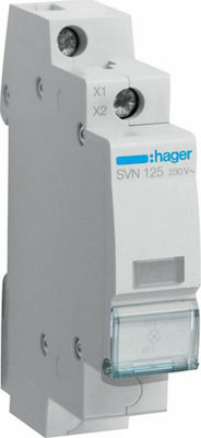 Hager Single Panel Indicator White Light