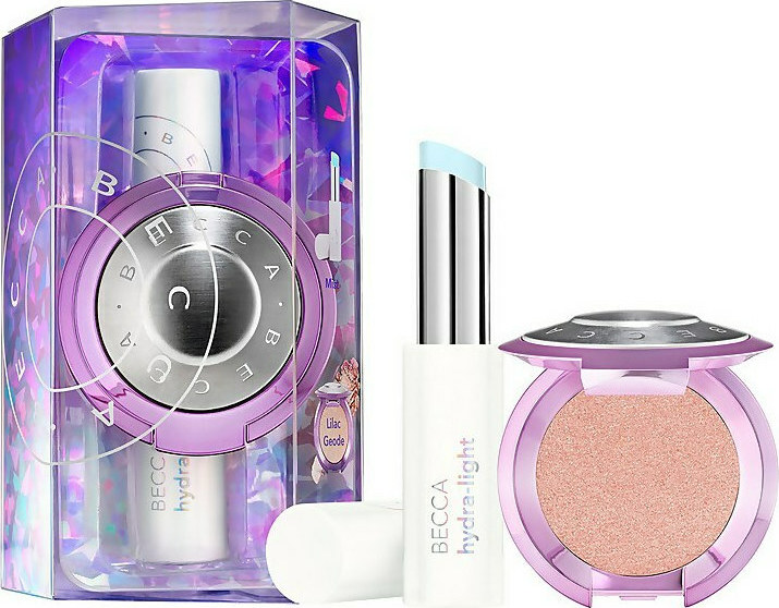 Becca x Barbie Ferreira Prismatica Light Lip Duo Shimmering Skin Perfector Lilac Geode Hydra Light Plumping Lip Balm Skroutz.gr