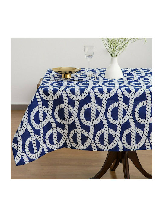 Borea Marino Tablecloth Μπλε 140x180cm